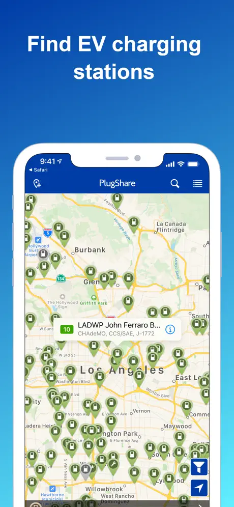 Plugshare screenshot 1