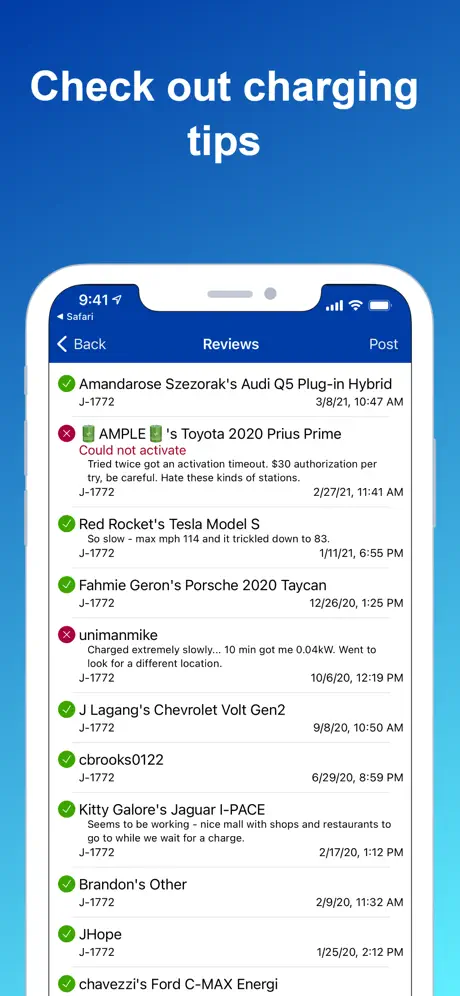 Plugshare screenshot 3