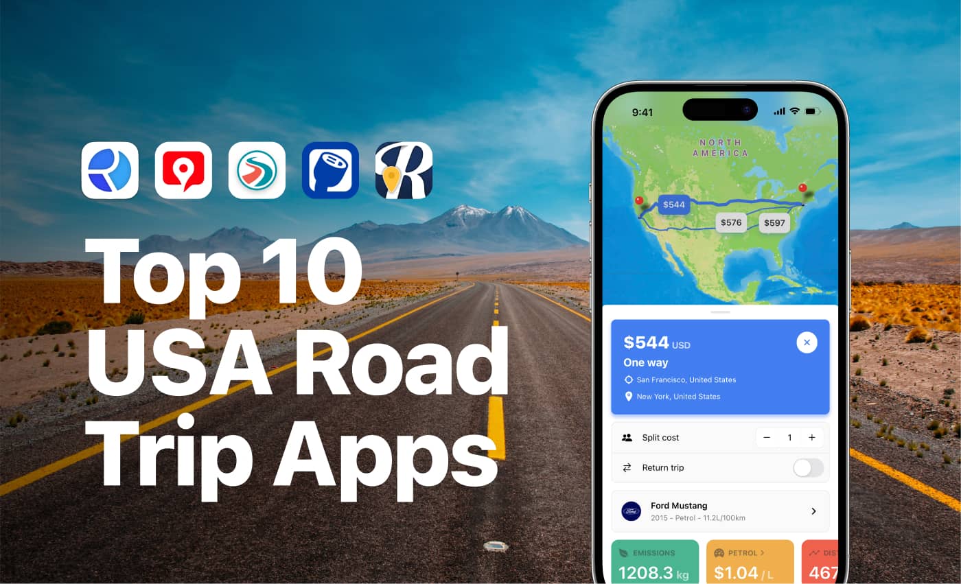 Top 10 USA road trip apps for your next adventure